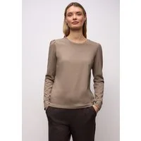 STREET ONE Langarmshirt mit Rundhalsausschnitt