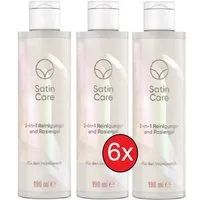 Gillette Rasiergel Gillette Venus Satin Care 2in1 Rasiergel 6x 190ml Gel Rasur Pflegeset, 6-tlg., Feuchtigkeitsgel für Männer Frauen Shaving Gillette Rasier Zubehör, Shave Gel für alle Hauttypen Hautpflege Schutz und Kühlung