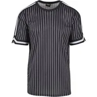 URBAN CLASSICS T-Shirt Urban Classics Herren Oversized Striped Mesh Tee (1-tlg)