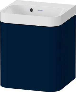 Duravit Happy D.2 Plus c-shaped Set wandhängend Nachtblau 400x360x480 mm - HP4340N98980000 HP4340N98980000