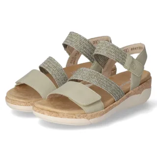 Remonte Sandalen - Gr. 38 - Grün - Synthetik