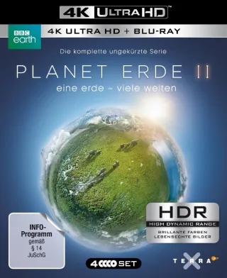 Planet Erde II: Eine Erde - viele Welten (4K Ultra-HD) (2 BR4K) (+2 BRs) [Blu-ray]