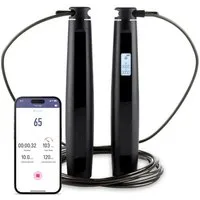Sport-Knight® Springseil Bluetooth Springseil mit LCD und App, 4 Modi, verstellbar, HIIT