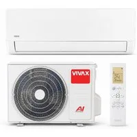 Vivax Split-Klimagerät A++ Split Klimaanlage für Wohnung ohne Abluftschlauch kühlen & Heizen, Selbstreinigung, Entfeuchtungsfunktion, ECO-Funktion, Staubfilter