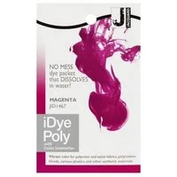 Jacquard Textilfarbe iDye Poly, Färbemittel für synthetische Gewebe, 14g Päckchen inkl. Farbverstärker