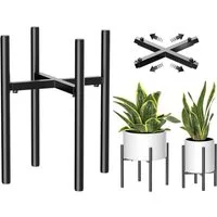 TUWENA Blumenständer Pflanzenständer, Stütze für Zimmerpflanzen für 20-30 cm große Töpfe