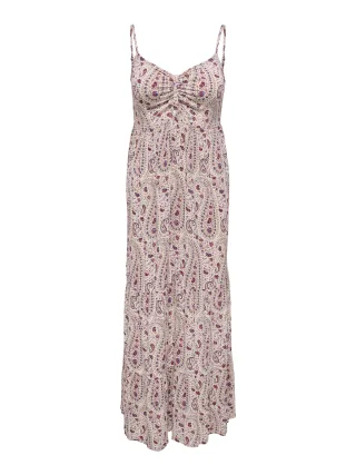 JDY - JDYGABY LIFE S/L MIDI DRESS WVN Cloud Dancer - Gr. - XS