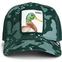 GOORIN Bros. Trucker Cap Goorin Bros. Duck Camo Trucker Cap Corduroy Camo dark green (Basecap, Meshcap, Trucker Kappe)