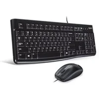 Logitech LOGITECH USB-Tastatur- und Maus-Set MK120, schwarz Tastatur