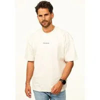 SOULSTAR T-Shirt im Oversize Fit - Herren Kurzarm Shirt mit Rundhals-Ausschnitt Basic Oberteil Crew-Neck kurzärmlig aus 100% Baumwolle für Männer