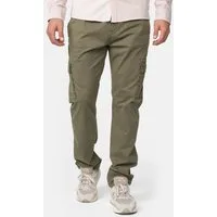 Indicode Cargohose Herren Broadwick Cargo Hose Herrenhose mit einem elastischem Bund und Kordelzug