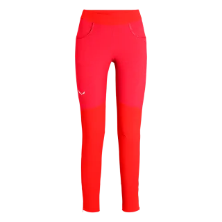 SALEWA - Agner Durastretch Damen Leggings - Rot (Gr.34)