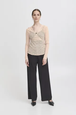 Langarm-Bluse IXLACEY Langarm-Bluse Slim fit