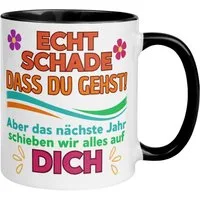 Momentals Tasse Abschiedsgeschenk Kollegen – Nächstes Jahr schieben wir alles auf dich, Gratis Versand · Links-&Rechtshänder · Spülmaschinenfest