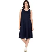 Phistan Midikleid Damenkleid aus Viskosemix – ärmellos