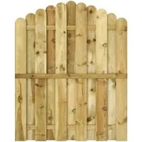 vidaXL Gartentor, Gartentür Imprägniertes Kiefernholz 100x125 cm