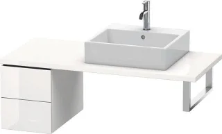 Duravit L-Cube Unterschrank für Konsole Weiß Hochglanz 320x547x400 mm - LC583508585 LC583508585