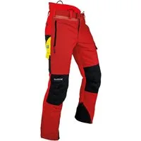 Pfanner Arbeitsbundhose Forst-und Schnittschutzhose "VENTILATION" Klasse 1 rot