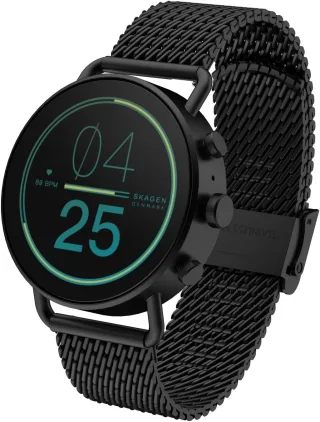 Skagen Falster 6 [inkl. Milinaise-Armband schwarz] 41mm Edelstahlgehäuse schwarz