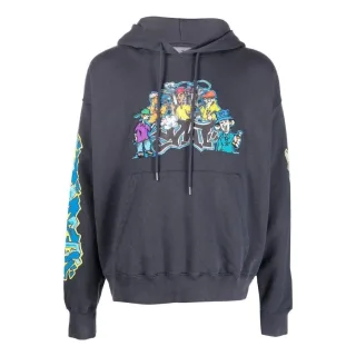 Off-white Graffiti Pupp Skate Hoodie Outerspace