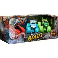 Monster Jam Charged Beasts 3er-Pack, Spielfahrzeug