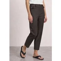 STREET ONE Stoffhose mit Schnallen