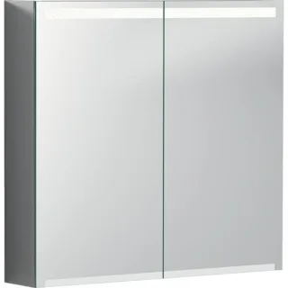 Geberit Option Spiegelschrank mit Beleuchtung zwei Türen, 75x70x15cm, 500205001 500205001