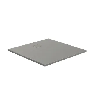 HSK Marmor-Polymer-Duschwanne, 90 x 90cm, Steinoptik, Farbe: anthrazit 5825090-anthrazit