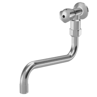KWC WandventilSchwenkauslauf GASTRO, A300, chromeline 100916