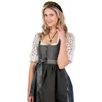 MarJo Dirndl Midi Dirndl 2tlg. - BIEBELRIED - dark farn