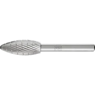 PFERD TOOLS HSS Frässtift Flammenform B Z 3 universal mittel fein Spanbrecher - 22407436