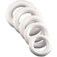 naninoa GmbH Styropor-Teil STYROPOR-RING, 25cm, Vollmaterial/1 Stück
