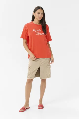 T-shirt Loose fit Grenadine orange