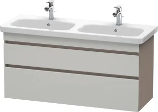 Duravit DuraStyle Waschtischunterbau wandhängend Betongrau & Basalt Matt 1230x448x610 mm - DS6498007 DS649800743