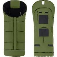 Daliya® Fußsack Fußsack und Schlafsack für Buggy und Sportsitz, Winterfußsack, Warm (1-tlg), Universell für alle Gurtsysteme, extra Warm & Kuschelig, Rutschfest