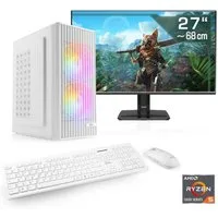 CSL Spectrum V25266W PC-Komplettsystem (27", AMD Ryzen 5 5600, GeForce RTX 5060, 32 GB RAM, 1000 GB SSD)