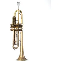 Monzani Trompete, MZTR-700V Bb-Trompete Unlackiert Messing Schallbecher Monel Ventile inklusive Mundstück und Koffer, Trompeten, Bb-Trompeten, MZTR-700V, Bb-Trompete, Messing Schallbecher