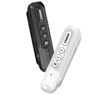 ABBREE AR-W5 Collar Clip Mini Walkie Talkie Wireless Copy Frequency UHF Type-C 8 Volume Levels G-Shape Two Way Handsfree