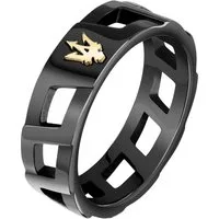 MASERATI Fingerring Maserati Herren-Herrenring Edelstahl