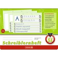 BRUNNEN Schulheft Schreiblernheft Lineatur SL, DIN A4 quer ab 1. Klasse