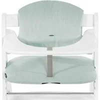 Hauck Hochstuhlauflage Select - Muslin Mint, Sitzkissen für Alpha Hochstuhl - 2-teilige Sitzauflage