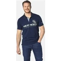 Jan Vanderstorm Poloshirt GIZUR mit nordischen Aufdruck
