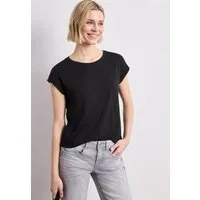 STREET ONE T-Shirt mit U-Boot-Ausschnitt