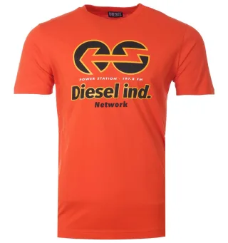 Diesel T-Just E18 T-Shirt - Rot