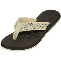 MADSea Midnight Badepantolette Zehentrenner Flip Flop mit Strass