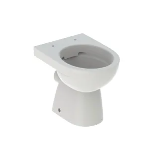 Geberit Renova Stand-WC Tiefspüler, Abg.horiz teilgeschlossene Form, Rimfree, pergamon, 500480002 500480002