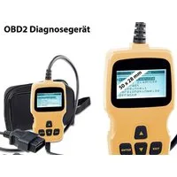 Lescars Motor OBD2 Diagnosegerät mit XL-LCD-Display Fehlerspeicher Analyse Auto-Adapter, KFZ-Fehlerdiagnose über OBD2