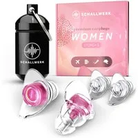 Schallwerk Gehörschutzstöpsel SCHALLWERK ® Women+ Gehörschutz Ohrstöpsel speziell für Frauen