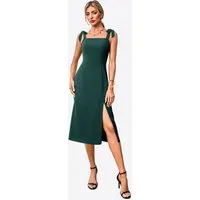 Imily Bela Midikleid Damen Elegante Kleider (Packung, 1-tlg., 1per-Pack) Einfarbig