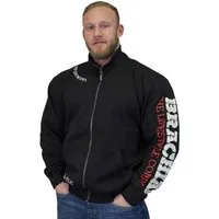BRACHIAL THE LIFESTYLE COMPANY Trainingsjacke Brachial Zip-Sweater "Gym" schwarz/weiß